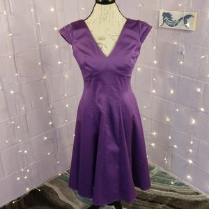 BOGO Calvin Klein Purple Cocktail Dress